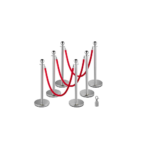 Queue Guard stand Silver (2)