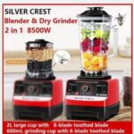 SILVER CREST 2L Industrial 8500W Food Crusher Blender With 2 Jar