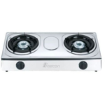 Boscon Auto Ignition Table Top Gas Cooker-2 Burner-Silver BOS-GS012