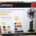 Century 18'' Rechargeable Mist Fan - 18 INCHES