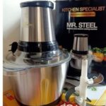 MR. STEEL Multi-Purpose Food Processor-Blender- Yam Pounder 3L (2-4 days delivery)