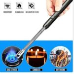 Rechargeable Electric Arc Lighter Pulse Igniter BBQ Kitchen Gas Stove Candle With Inbuilt Battery