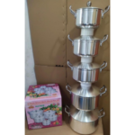 5 pieces Aluminium stock pot set