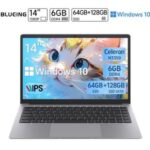 Blueing 14" Laptop N3350 6GB+192GB SSD Portable Computer Student Pc