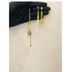 Necklace and earrings