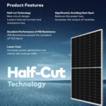 itel Energy 550W N-Type Mono Solar Panel – Ultra High Efficiency