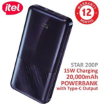 itel Star 200P 20000mAh Power Bank