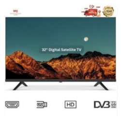 Mi+ 32'' Inches Digital Satellite Frameless HD LED TV-Black + 12 MONTHS WARRANTY (MIJ3210)