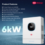 itel Energy 6kW Hybrid Solar Inverter – Dual AC Output for Homes & Clinics (48V, IP54 Rated)