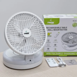 Rechargeable Folding Rotational fan
