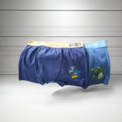 2 Pcs Super Heroe Children Boy's Underwear Boxers (Medium)