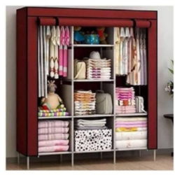 3 Partition Mobile Wardrobe