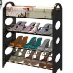 Stackable Shoe Rack For 12 Pairs Of Shoe