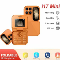 Mtk i17 Pro Mini Foldable Flip Dual Sim Mobile Phone