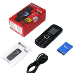 MKTEL 1280 Feature Phone Black SC6531DA CPU 1.77" TFT Dual SIM Dual Standby 1500mAh Battery Support 16GB T Card FM Bluetooth Flashlight GSM 850 900 1800 1900