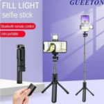 Bluetooth Selfie Stick Tripod + Fill Light +Shutter Remote