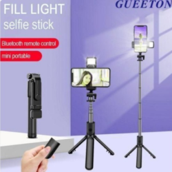 Bluetooth Selfie Stick Tripod + Fill Light +Shutter Remote