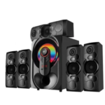 Mi+ 5.1 MULTI MEDIA SPEAKER- Black, Bluetooth,AC/DC 100W