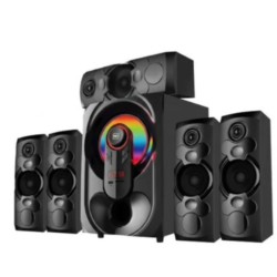 Mi+ 5.1 MULTI MEDIA SPEAKER- Black, Bluetooth,AC/DC 100W