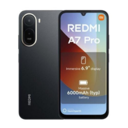 Redmi A7 Pro-6.9 4GB RAM/128GB ROM,Android 16 ,Dual Sim, 4G LTE, 6000mAh-Black (Copy)