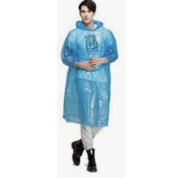 Pocket Nylon Rain Coat,Transparent Rain Cloth - 1Pieces