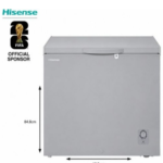 Hisense 250 Litres Chest Freezer (FRZ FC 340SH) -Silver With One Year Warranty