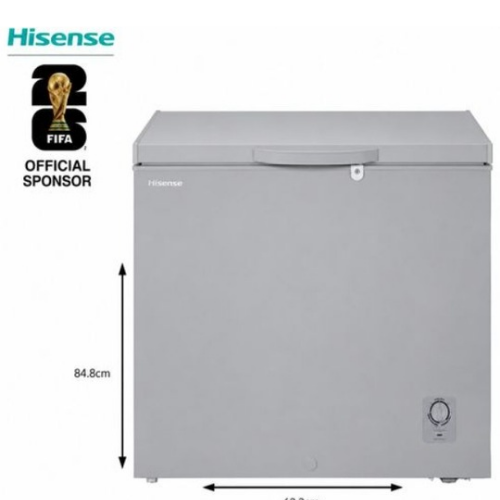 20260701_160628_0000 Hisense 250 Litres Chest Freezer (FRZ FC 340SH) -Silver With One Year Warranty - Image 1