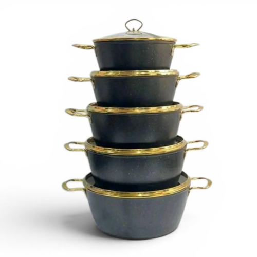 20260701_220126_0000 5PCS Set Diecast Non-Stick Pots-Granite - Image 1
