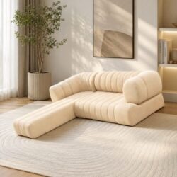 Modern Curved Modular Lounge Sofa
