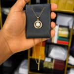 Designer-Inspired Pendant Necklace – Gold Plated