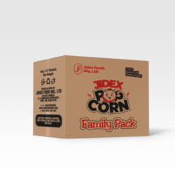 Jidex Pop Corn Family Pack (12 Packs x 50g)