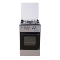Haier Thermocool 50x50cm Standing Cookers, 4 Gas Burners, S/Steel Cook Top, Inox Body, Bottom Oven