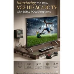 32 inch 15W AC/DC LED Inverter TV (Solar TV only)
