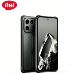 itel Power 80, 2M Drop Non-Stop Smartphone , 7000mAh Battery, Military Grade Protection, Cage Frame Shockproof Design , IP68 & IP69, 128gb+4gb