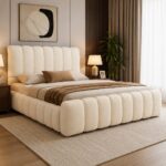 Luxury Bouclé Upholstered Bed Frame 6 by 4