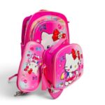 Hello Kitty Character School Backpack Set – 3 Pieces