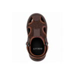 LVYMB Kids Closed Toe Sandals Brown Sizes 25–29