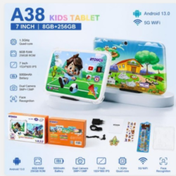 The New A38 7-inch Android 13 Tablet With 8GB + 256GB Storage And A Children's Learning System 3